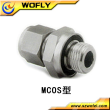 stainless steel straight thread connection /male turns female adaptor